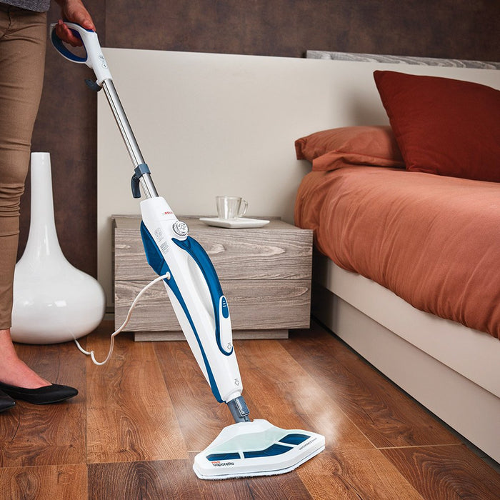 EAN 8007411012600 - Polti Vaporetto SV460 Double Fregona a vapor 0,3 L 1500 W Azul, Blanco imagen 3