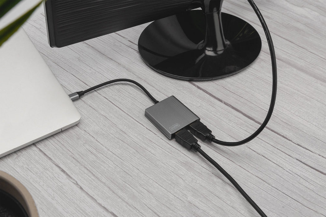 EAN 4016032485629 - Digitus DA-70828 Adaptador gráfico USB 4096 x 2160 Pixeles Gris imagen 2