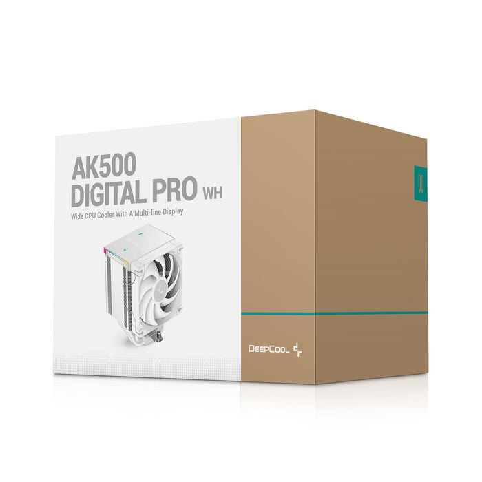 EAN 6933412729198 - DeepCool AK500 Digital Pro WH Procesador Refrigerador de aire 12 cm Blanco imagen 10
