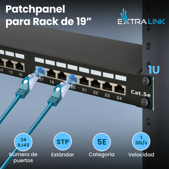 EAN 5902560369823 - Extralink EX.9823 panel de parcheo 1U imagen 14