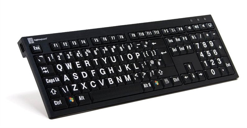 EAN 5707795009502 - Logickeyboard LargePrint teclado Universal USB ĄŽERTY Francés Negro imagen 1