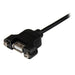 EAN 0065030858922 - StarTech.com USBPNLAFAM2 cable USB USB 2.0 0,6 m 0,48 Gbit/s Negro imagen 2
