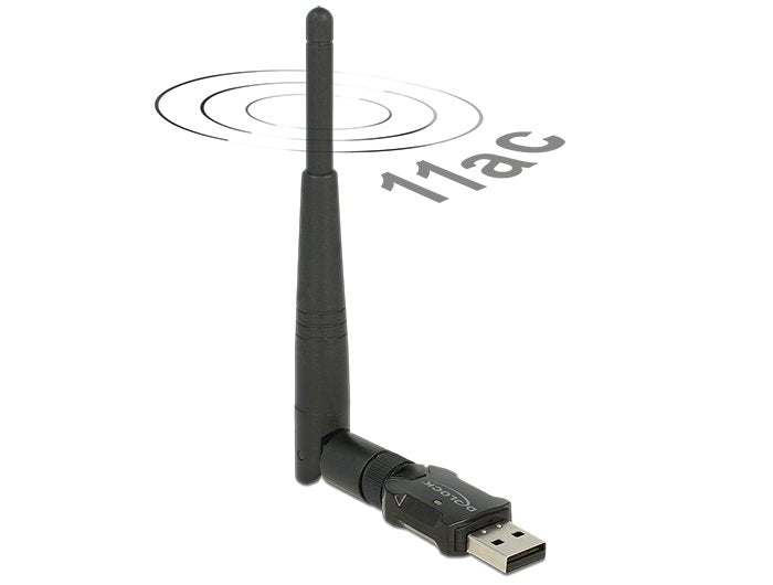 EAN 4043619124626 - DeLOCK 12462 adaptador y tarjeta de red WLAN 433 Mbit/s imagen 1