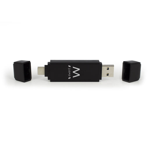 EAN 8054392612558 - Ewent EW1075 lector de tarjeta USB 3.2 Gen 1 (3.1 Gen 1) Type-A/Type-C Negro imagen 2