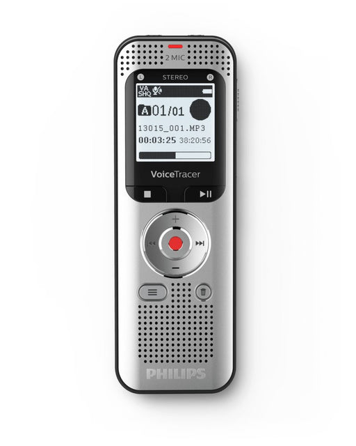 EAN 0855971006342 - Philips Voice Tracer DVT2050/00 dictáfono Tarjeta flash Plata imagen 1