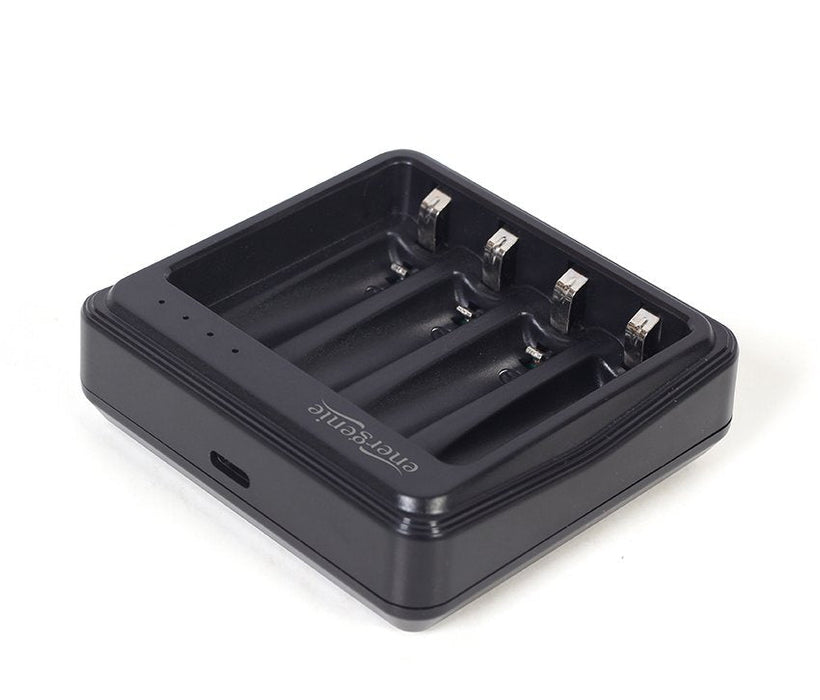 Energenie Cargador De Batería Usb Para Baterías Aa / Aaa, Negro
