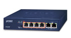 EAN 4711605282970 - PLANET FSD-604HP switch No administrado Fast Ethernet (10/100) Energía sobre Ethernet (PoE) Azul imagen 1