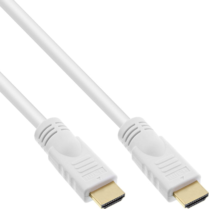 Cable Hdmi De Inline Con Ethernet Macho A Macho 4k2k Blanco 10m