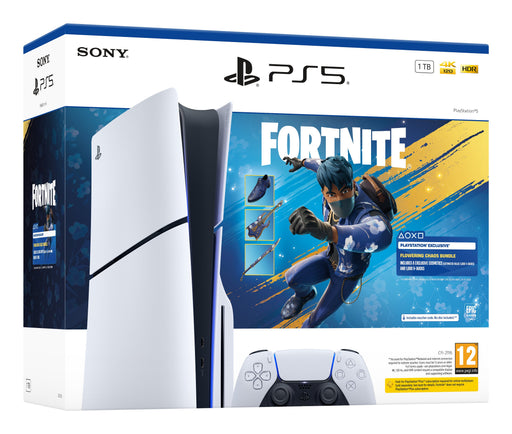 EAN 0711719021711 - Sony PlayStation 5 - Fortnite Flowering Chaos Bundle 1 TB Wifi Negro, Blanco imagen 1