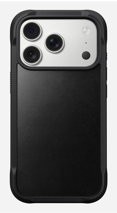 Nomad Rugged Leather Case Iphone 17 Pro Black Horween