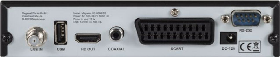 Megasat Hd 6000 Ds - Satelliten-Tv-Receptor