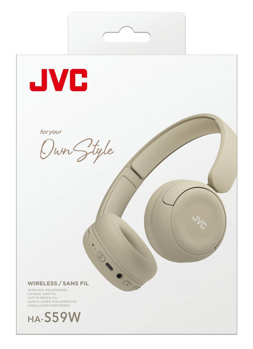 Auriculares  Jvc Ha-S59w  Inalámbrico Y Alámbrico Diadema Música/Uso Diario Usb Tipo C Bluetooth Beige