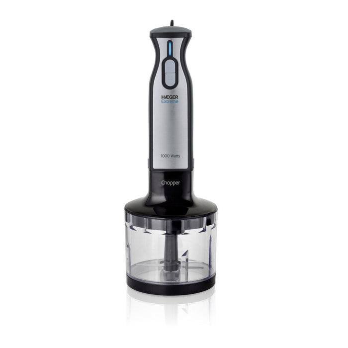 EAN 5608475015243 - Haeger HB-10C.019A licuadora Batidora de inmersión 1000 W Negro, Acero inoxidable, Transparente imagen 3