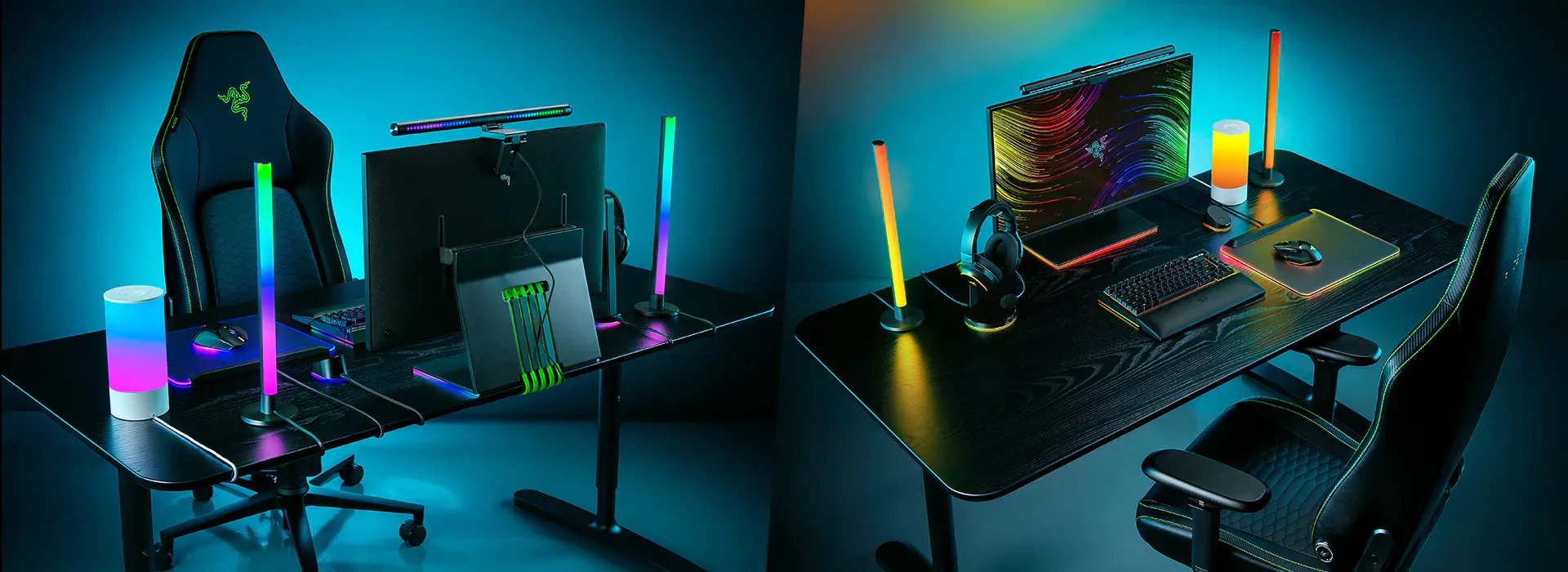 EAN 8887910000373 - Razer Aether Standing Light Bars luz de pantalla Negro imagen 6