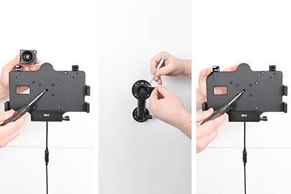 EAN 7320287133905 - Brodit 713390 soporte Soporte activo para teléfono móvil Tablet/UMPC Negro imagen 4
