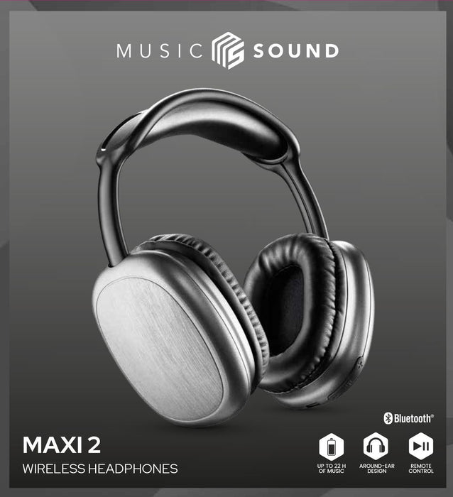 EAN 8018080453939 - Music Sound MAXI2 Auriculares Inalámbrico Diadema Llamadas/Música USB Tipo C Negro imagen 1