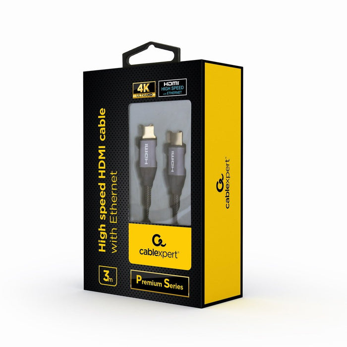 EAN 8716309107686 - Gembird CCBP-HDMI-3M cable HDMI HDMI tipo A (Estándar) Gris imagen 3
