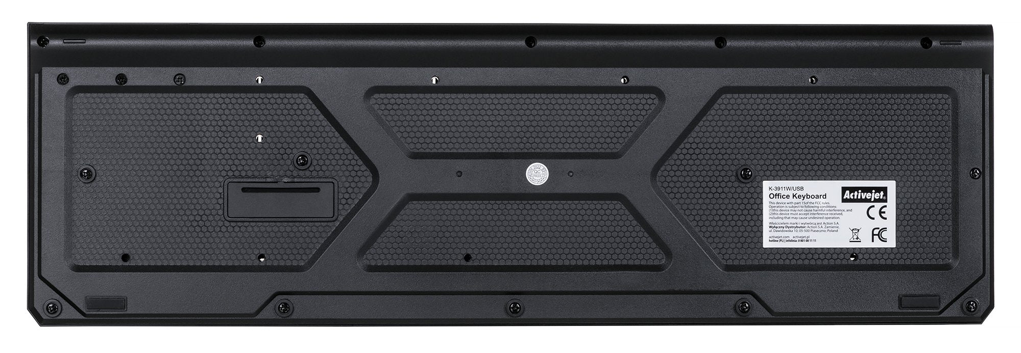 EAN 5901443120131 - Activejet K-3911W teclado Universal RF inalámbrico QWERTY Internacional de EE.UU. Negro imagen 3