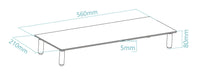 EAN 8433281015630 - TooQ TQMR061 soporte para ordenador portátil Transparente imagen 6