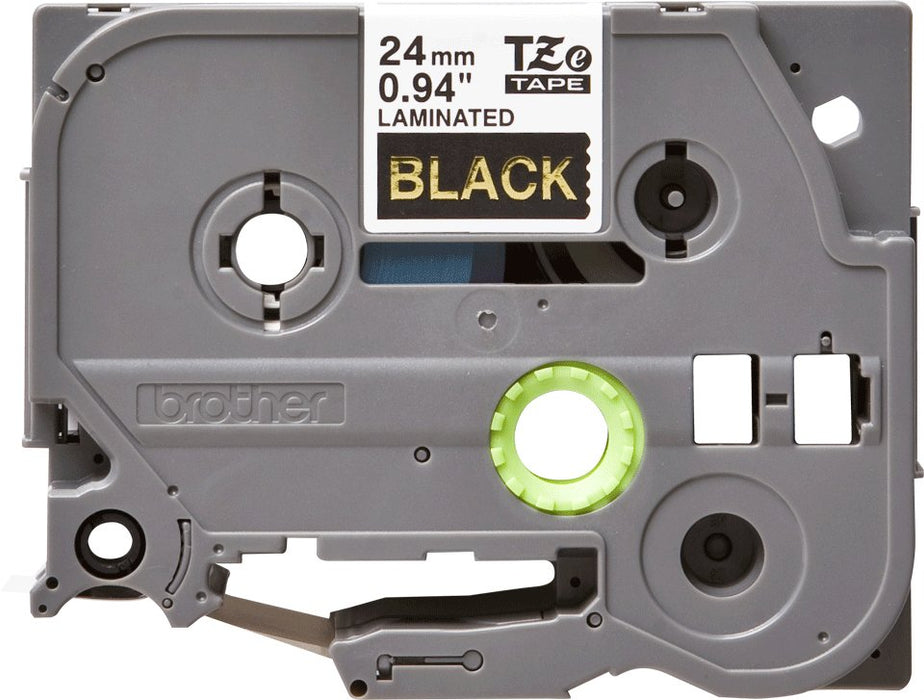 EAN 4977766801904 - Brother TZE-R354 cinta para impresora de etiquetas Oro sobre negro imagen 3