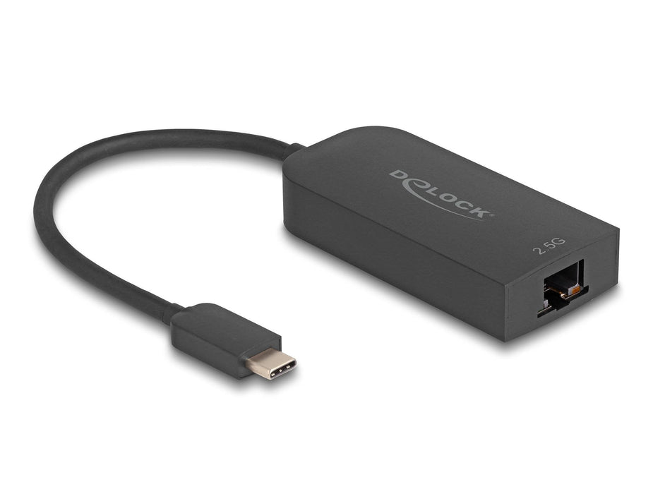 Delock Usb Type-C Netzwerk Adapter 2,5 Gigabit Lan 1 X Rj45 Asix