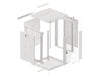 EAN 5901969403206 - Lanberg WF01-6615-10S armario rack 15U Bastidor de pared Gris imagen 9