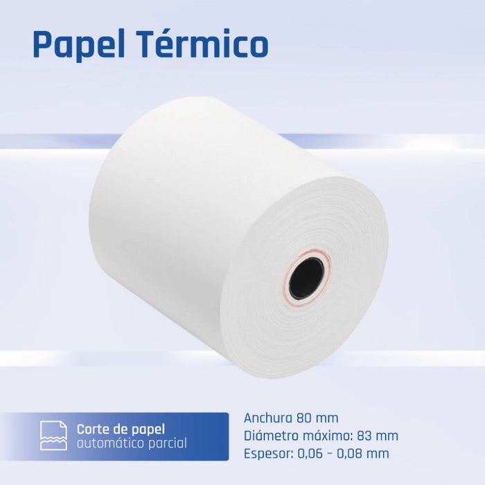 EAN 8435364319321 - iggual TP Easy 80 WiFi 203 x 203 DPI Inalámbrico y alámbrico Transferencia térmica Impresora de recibos imagen 14