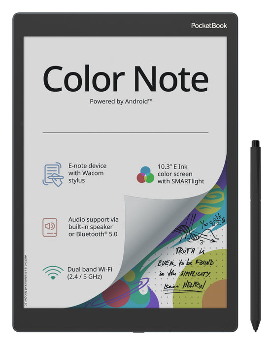 EAN 7640152097409 - PocketBook Color Note lectore de e-book Pantalla táctil 32 GB Wifi Negro, Azul imagen 1