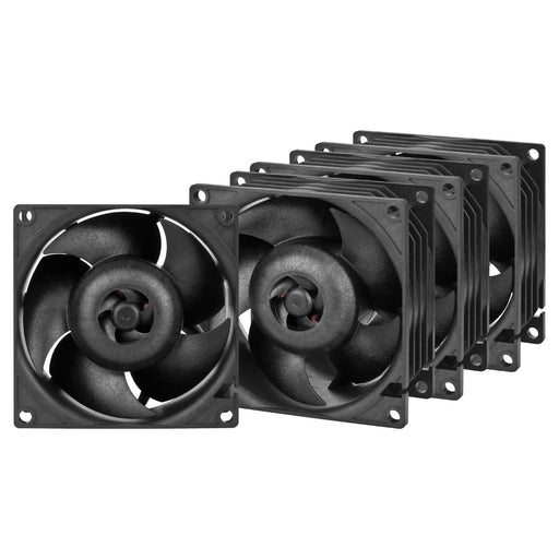 EAN 4895213704304 - ARCTIC S8038-7K Procesador Ventilador 8 cm Negro 4 pieza(s) imagen 1