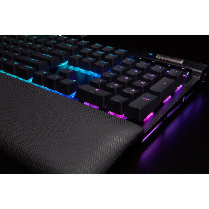 EAN 0840006624042 - Corsair K100 RGB Optical-Mechanical Gaming teclado Juego USB QWERTZ Alemán Negro imagen 30