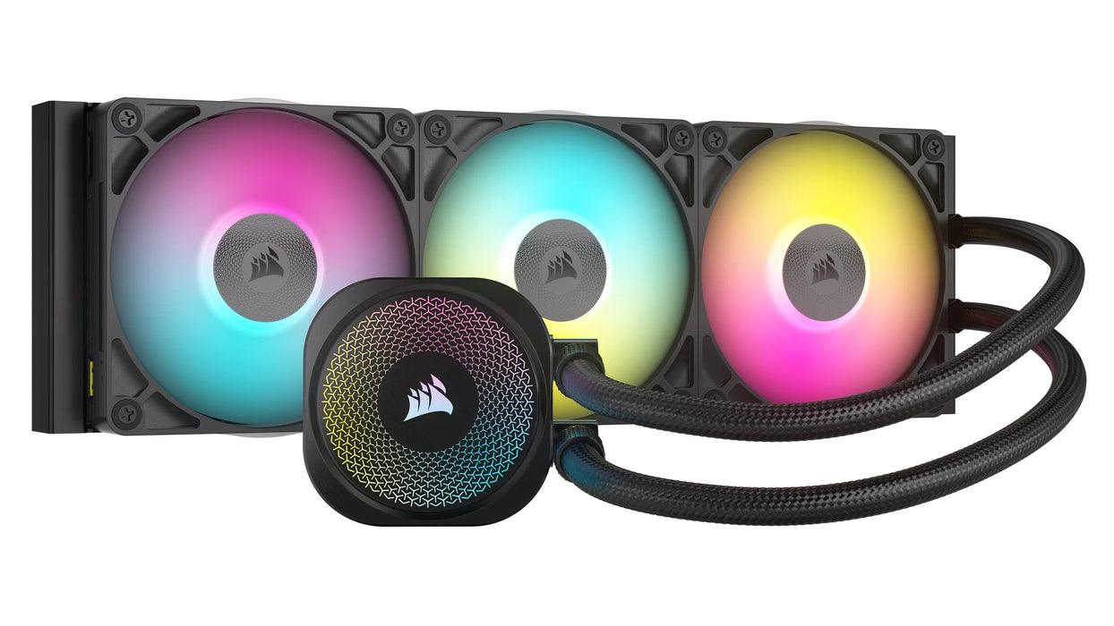 EAN 0840006685432 - Corsair iCUE LINK TITAN RX RGB Procesador Sistema de refrigeración líquida todo en uno 12 cm Negro 1 piez imagen 1