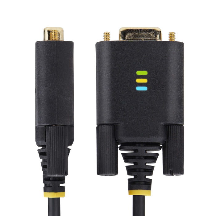 EAN 0065030898355 - StarTech.com 1P10FFCN-USB-SERIAL cable de serie Negro 3 m USB tipo A DB-9 imagen 2