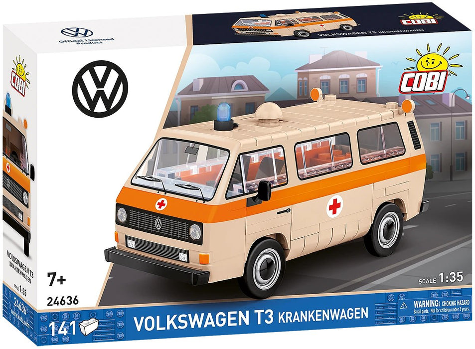 Cobi Volkswagen T3 Krankenwagen (Massstab 1:35) Cobi-24636