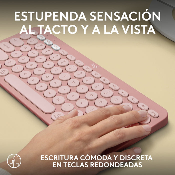 EAN 5099206111271 - Logitech 920-011829 teclado Universal Bluetooth QWERTY Español Rosa imagen 20