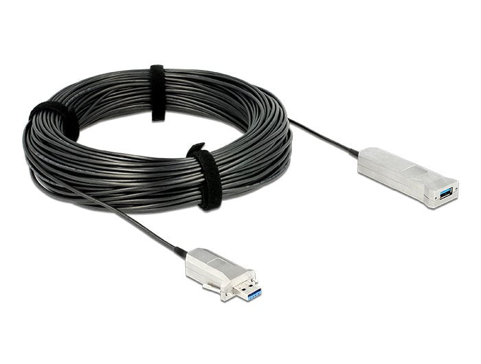 Delock 83740 Cable Óptico Activo Usb 5 Gbps-A Macho > Usb 5 Gbps-A Hembra 50 M