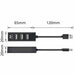 EAN 8032958186804 - Ewent EW1123 hub de interfaz USB 2.0 480 Mbit/s Negro imagen 6