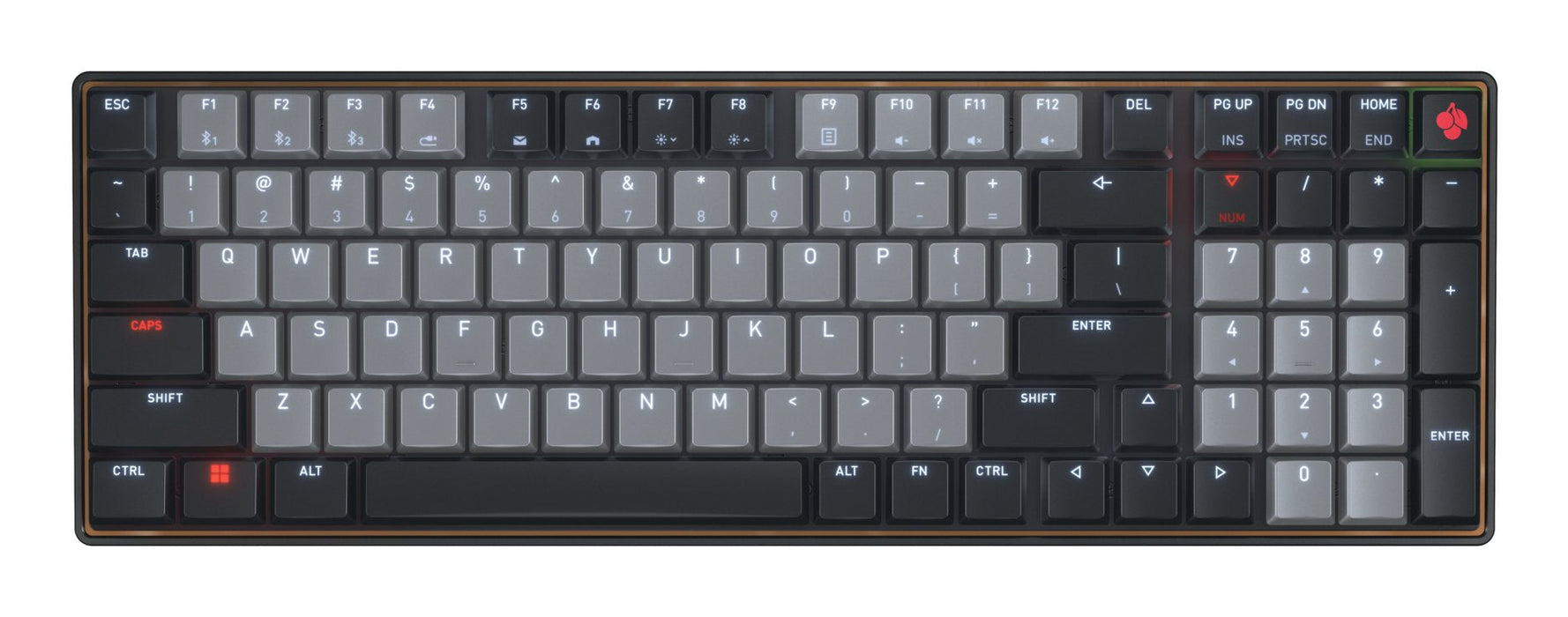 Cherry Kw - Teclado - 96% - Compact - Retroiluminado