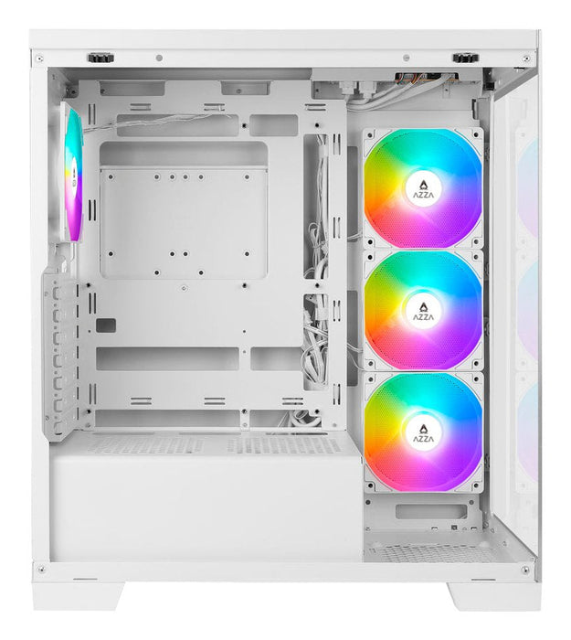 Azza Pc Gaming Caja Midi Cove 570w Usb 2 3 Type C Blanco