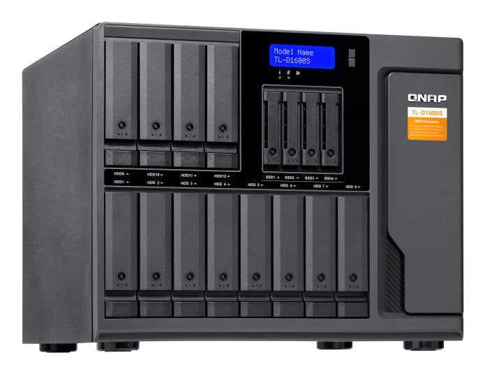 EAN 4713213516256 - QNAP TL-D1600S caja para disco duro externo Carcasa de disco duro/SSD Negro, Gris 2.5/3.5" imagen 6