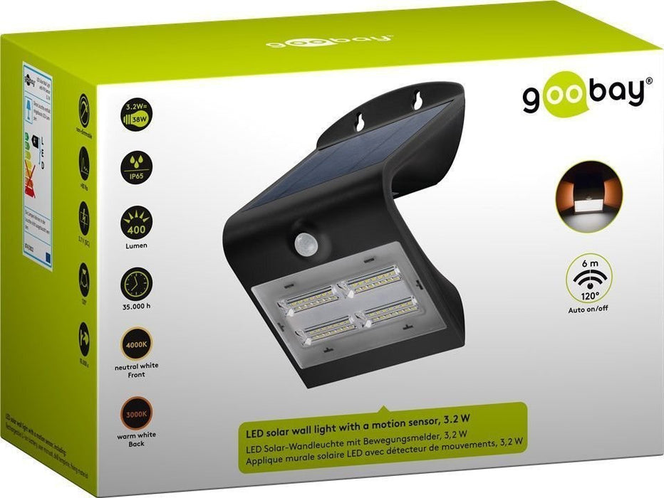 EAN 4040849458071 - Goobay 45807 iluminación al aire libre Aplique de pared para exterior Bombilla(s) no reemplazable(s) LED  imagen 7