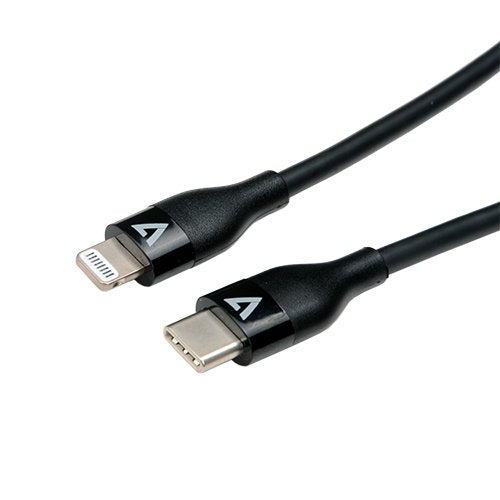 EAN 0662919111927 - V7 V7USBCLGT-1M cable de conector Lightning Negro imagen 4