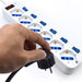 EAN 8054392613098 - Ewent EW3932-5M limitador de tensión Blanco 6 salidas AC imagen 3