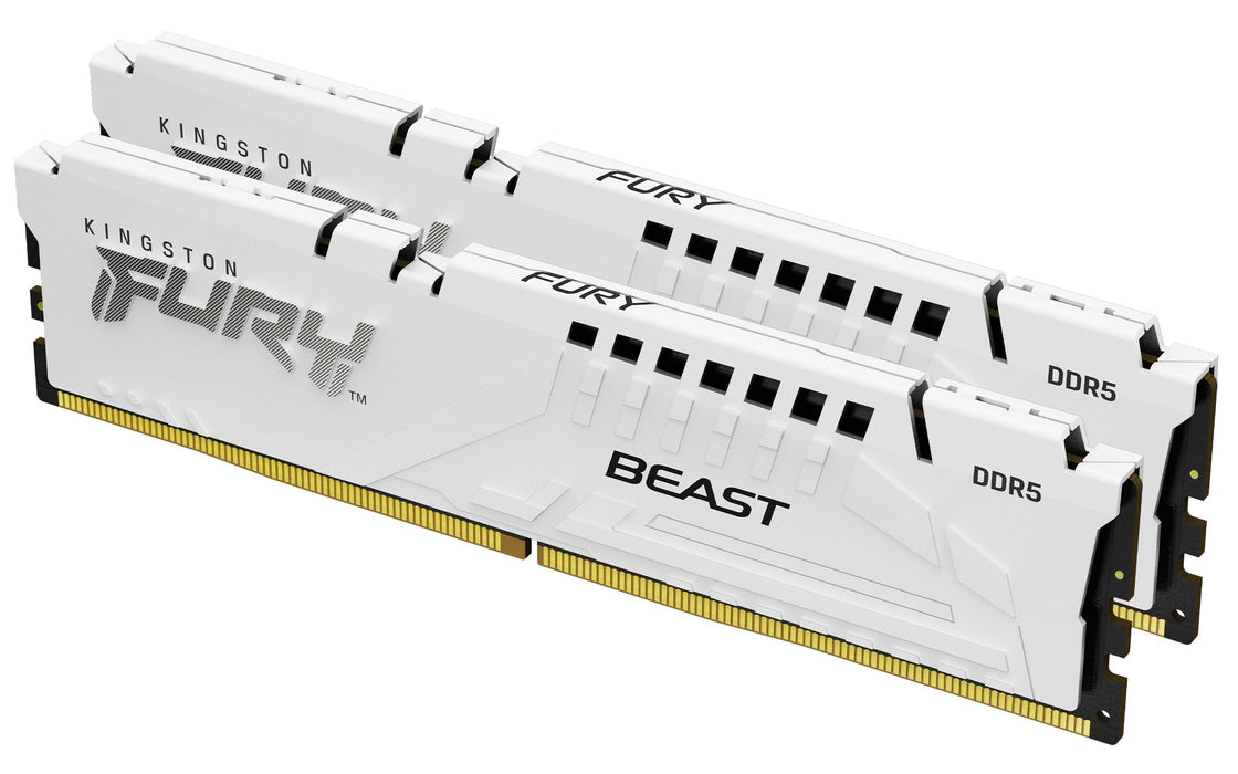 Memoria Kingston Fury Beast White 64gb 2x32gb 5600mhz Ddr5 Cl40 Dimm
