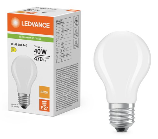 EAN 4099854465611 - Osram LED CLASSIC A P lámpara LED Blanco cálido 2700 K 3,4 W E27 D imagen 5