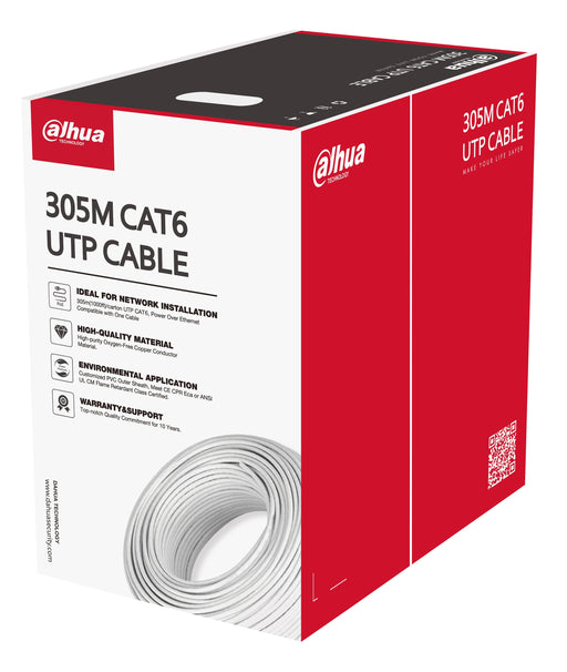 EAN 6939554998560 - Dahua Technology PFM920I-6UN-C-V2 cable de red Blanco 305 m Cat6 U/UTP (UTP) imagen 1