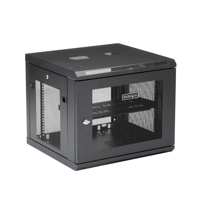 EAN 0065030870115 - StarTech.com RK920WALM armario rack Bastidor de pared Negro imagen 6