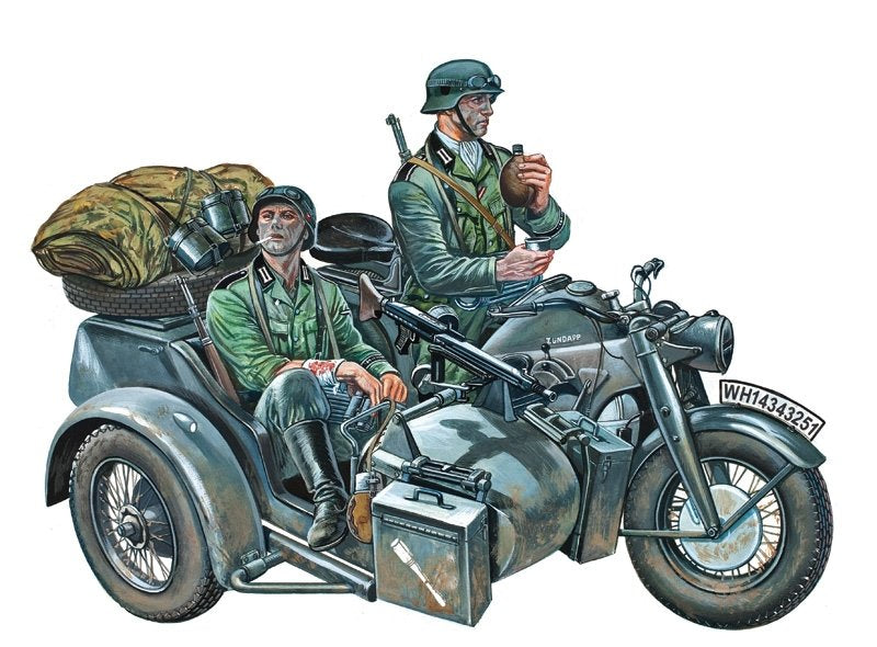 EAN 8001283003179 - Italeri KS750 Maqueta de motocicleta Kit de montaje 1:35 imagen 3