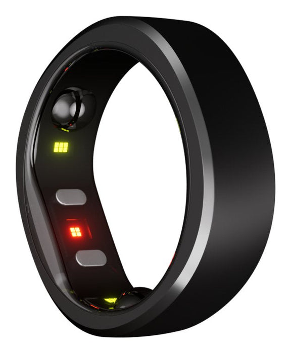 Ringconn Smart Ring Gen2 Für Frauen Und Männer - Schlaf- Und Fitness Tracking Wearable - Herzfrequenz - Matt-Schwarz Grösse 8