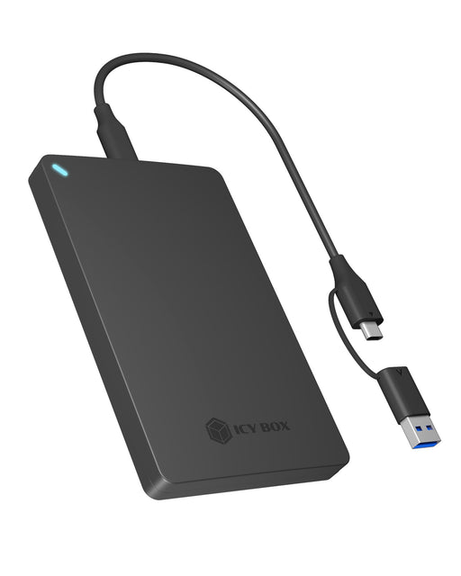 EAN 4250078174226 - ICY BOX IB-201T-CU31 Caja externa para unidad de estado sólido (SSD) Negro 2.5" imagen 1