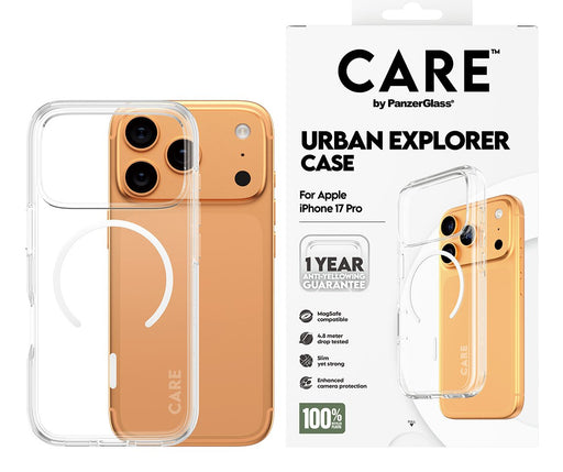 EAN 5715685026850 - PanzerGlass CARE™ by ® Urban Explorer Case Transparent w. White MagSafe iPhone 17 Pro funda para teléfono imagen 2